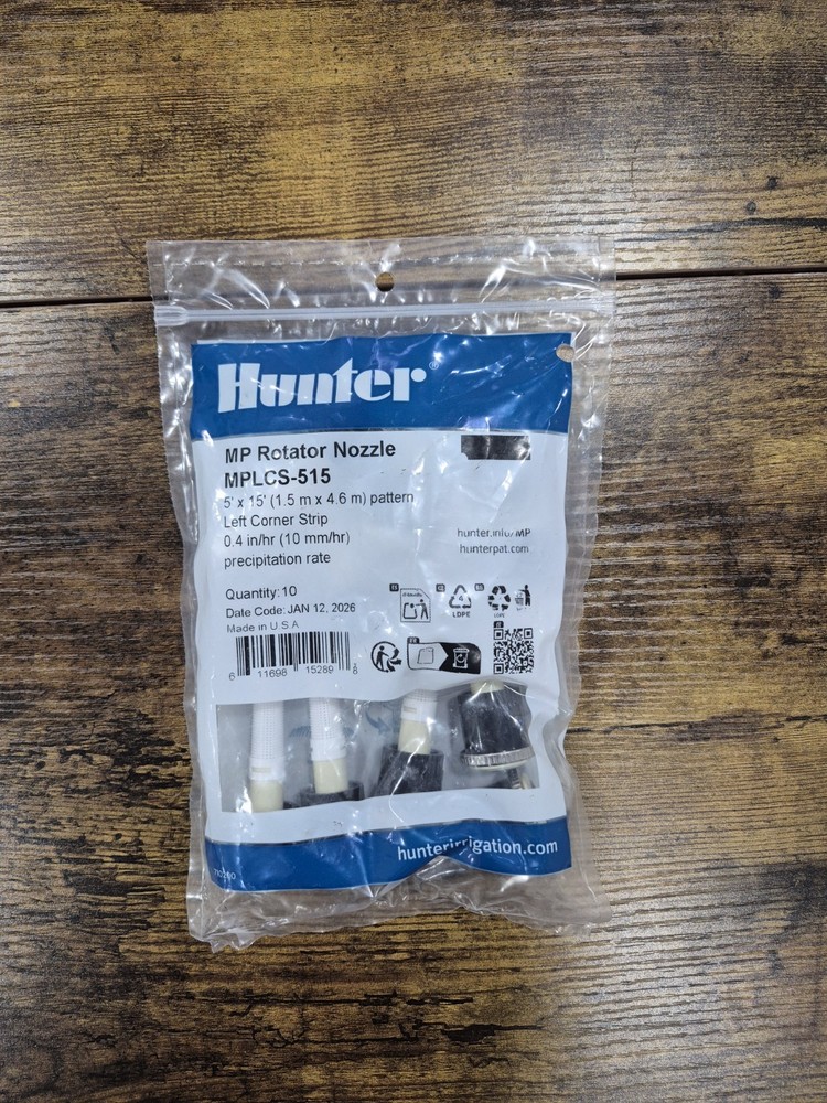 Hunter MP-LCS-515 MP Rotator Left Corner Strip Nozzles 10 Pack  MPLCS515 New