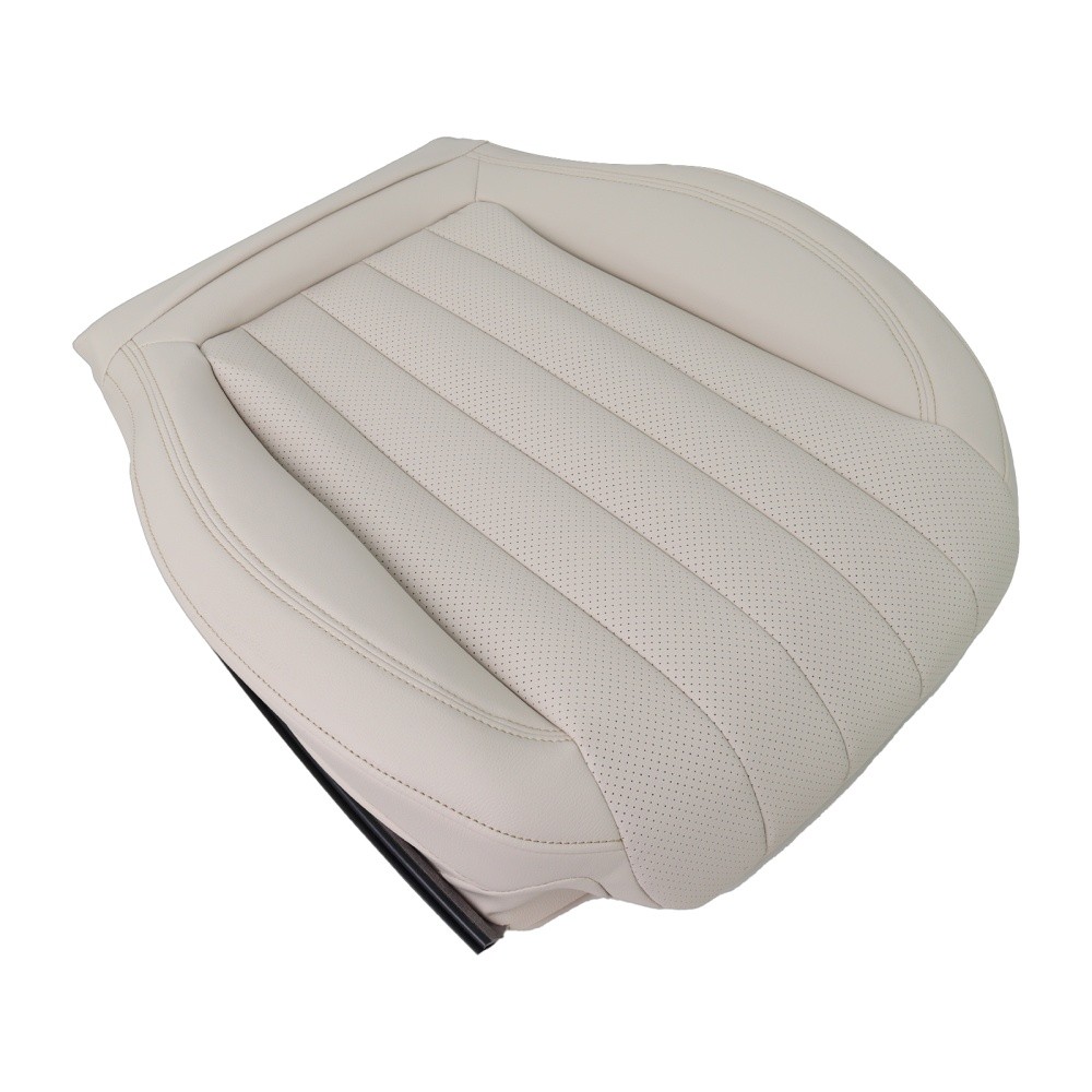 For 2017 -2020 Mercedes Benz E300 E350 E400 Driver Bottom Vinyl Seat Cover Tan