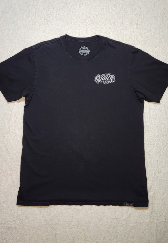 Sullen Art Collective Men's XL Black Graphic Print Logo Cotton Crewneck T-Shirt