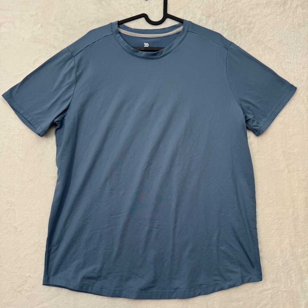 All In Motion T-Shirt Mens Large Blue Performance Short Sleeve Active Crew Neck