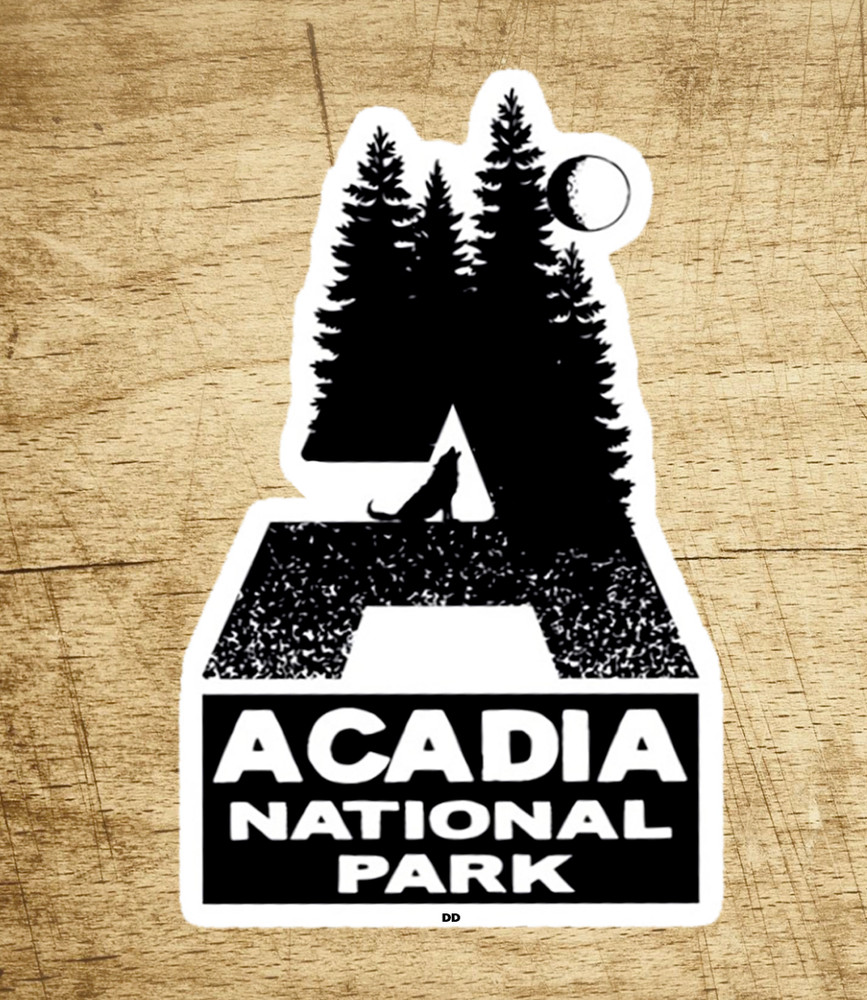 Acadia National Park Maine Sticker Decal 3 3/4