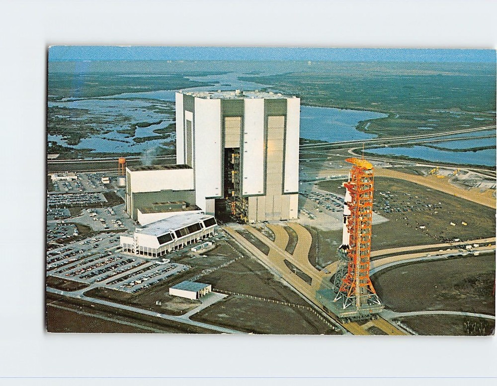 Postcard Skylab 2 Rollout John F. Kennedy Space Center NASA Florida USA