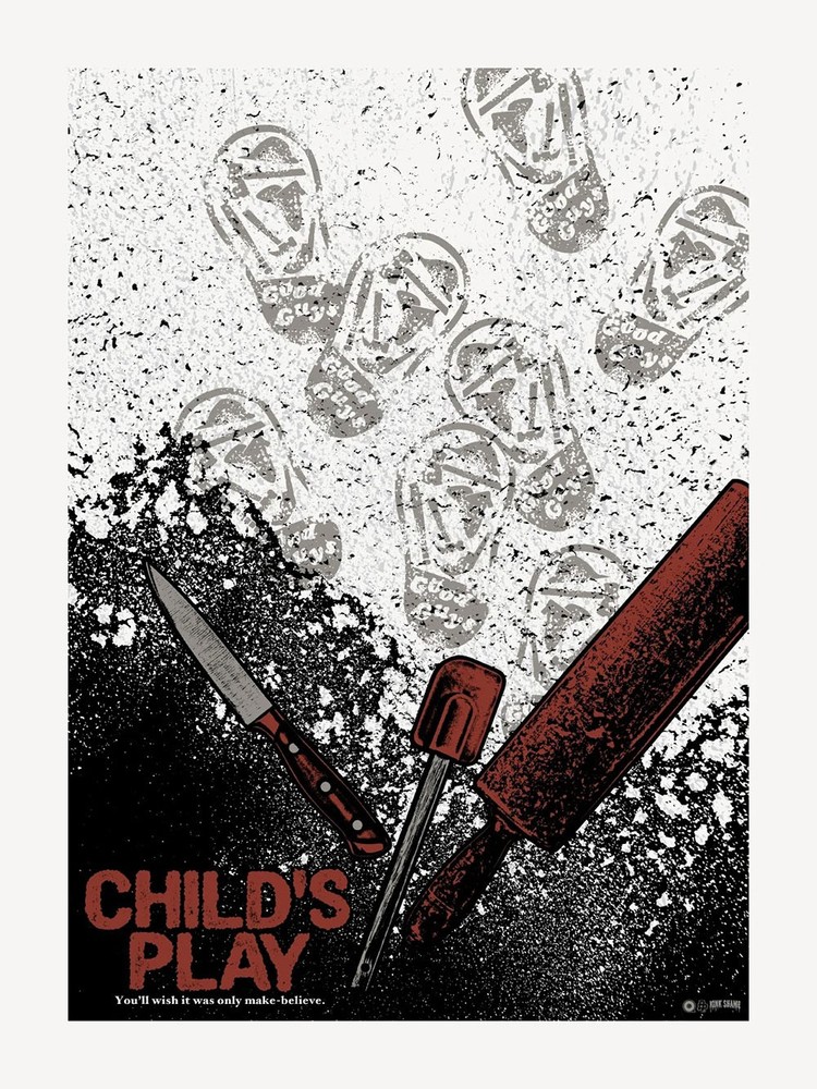 Child's Play by Chris Garofalo QFSChris PP, Screen Print Movie Art Poster