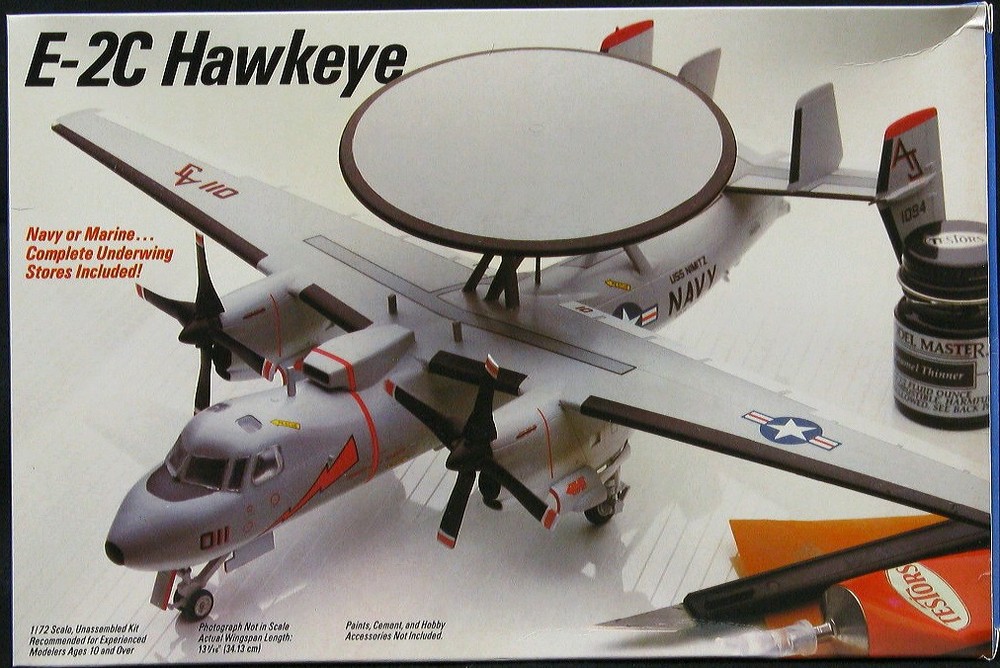 Testors-Fujimi Models 1/72 GRUMMAN E-2C HAWKEYE *NOS*