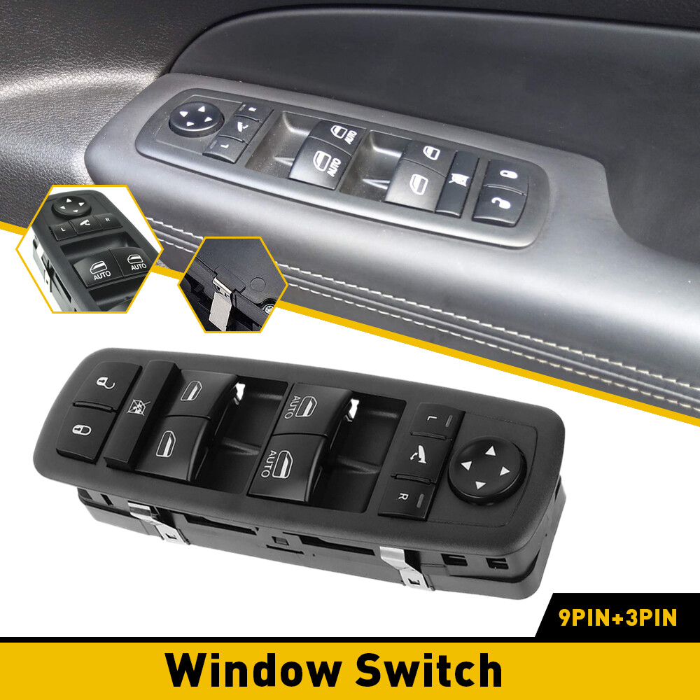 Driver Side Power Window Switch For 2014-16 Ram 1500 2500 3500 Pickup 68212784AB