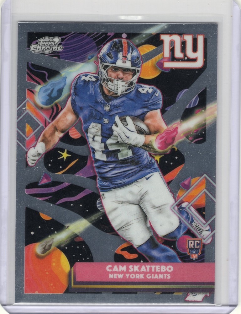 2025 Topps Chrome Cosmic Cam Skattebo RC #176