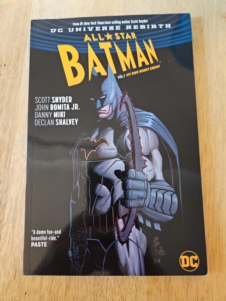 All Star Batman Vol 1 My Own Worst Enemy Book Dc Universe Rebirth Graphic Novel