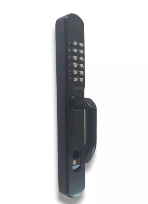 DIAMA Mortise Mechanical Keyless Entry Door Lock (Matte Black)