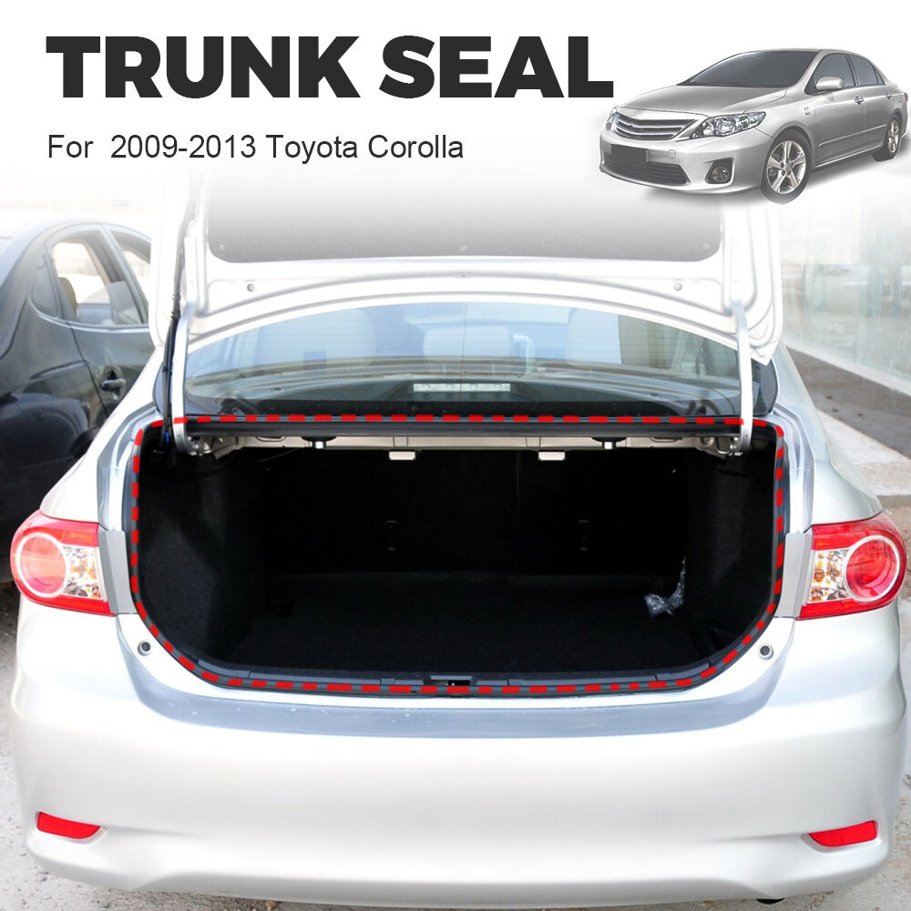 64461-02130 Rubber Weatherstrip Trunk Lid Seal Strip Fit Toyota Corolla 2009-13