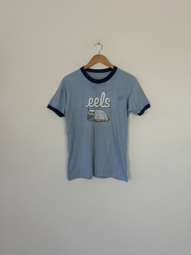 Rare 90s Original EELS Indie Rock Band Promo Shirt Mark Everett E. Trip Hop Used