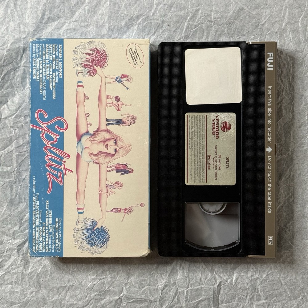 Rare Vintage VHS “Splitz” (1984 ) / Vestron Video - Cult Comedy!