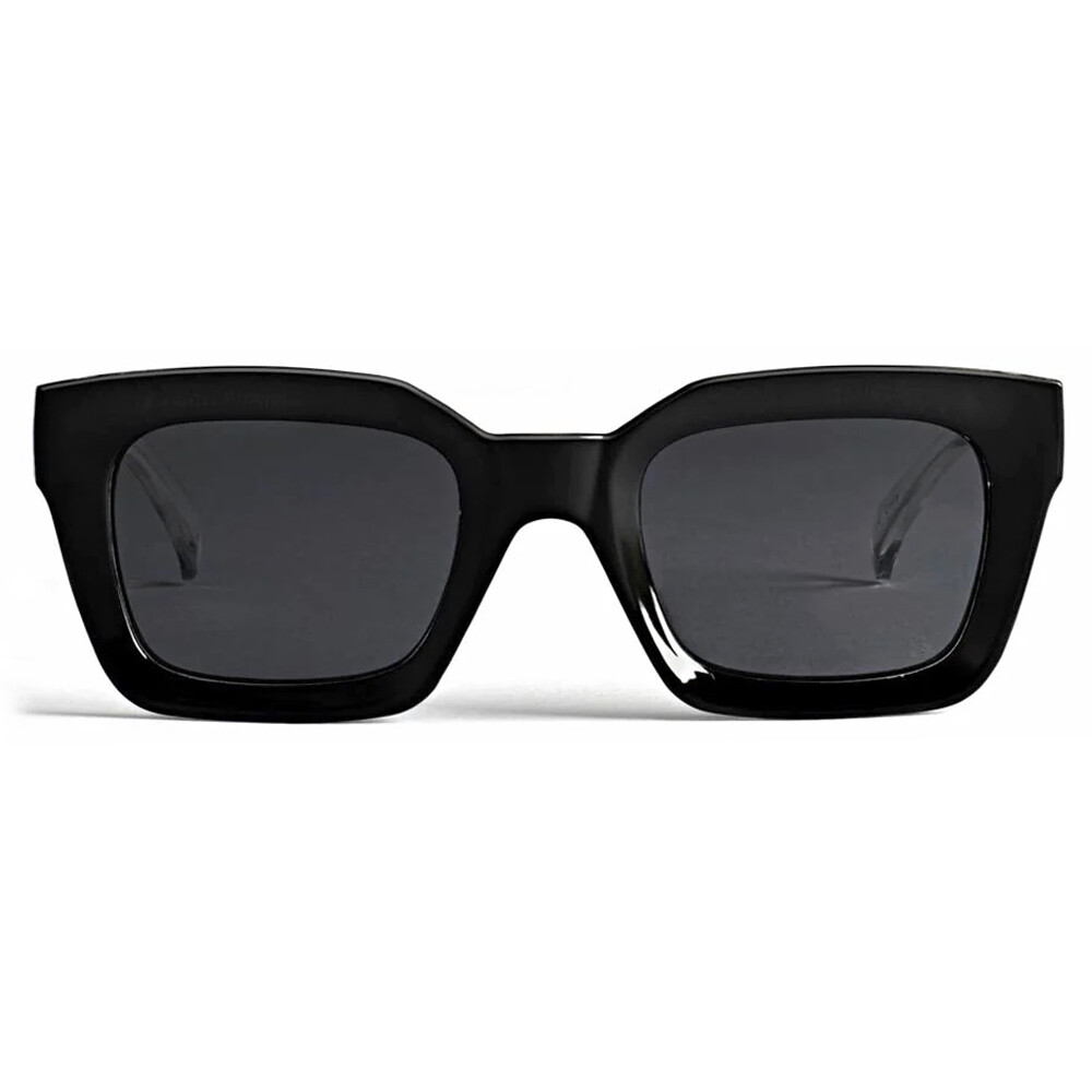 Szade Seidler Square Sunglasses for Women 49MM SZD201SEI-BLKGLSINK Modern Style