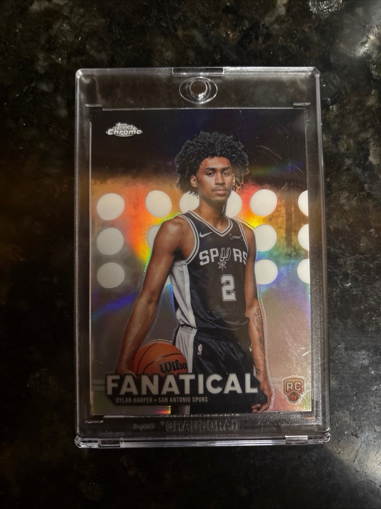 2025-26 Topps Chrome Basketball Fanatical Dylan Harper RC SSP FAN-22 Case Hit