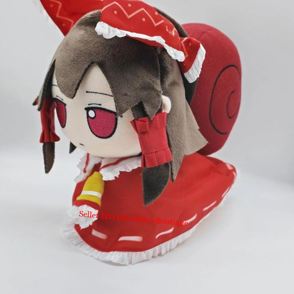 Anime Touhou Project Fumo Series Hakurei Reimu Snail Plush Doll Cartoon Toy Gift