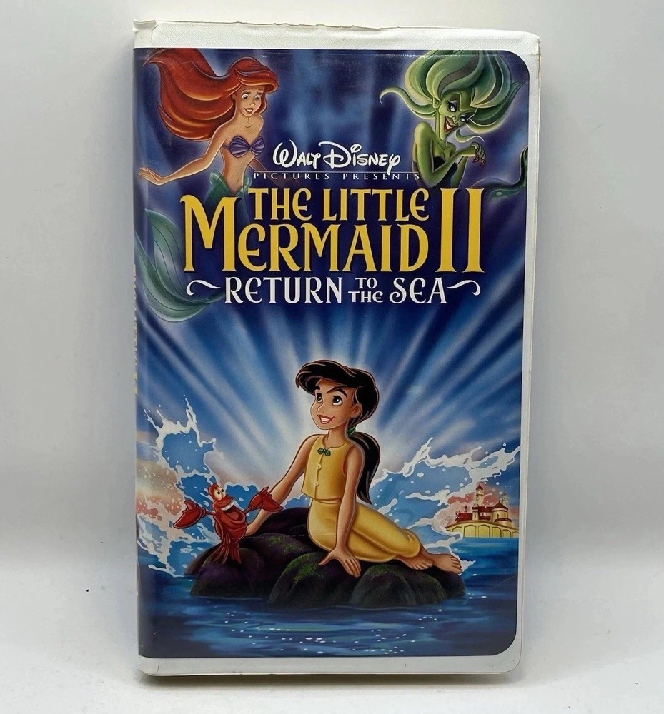 Little Mermaid II Return to Sea VHS Disney Video Tape Clamshell Buy 2 Get 1 Free