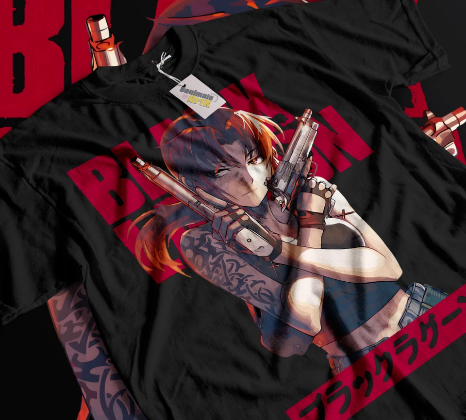 Black Lagoon T-Shirt Revy Anime Movie Shirt
