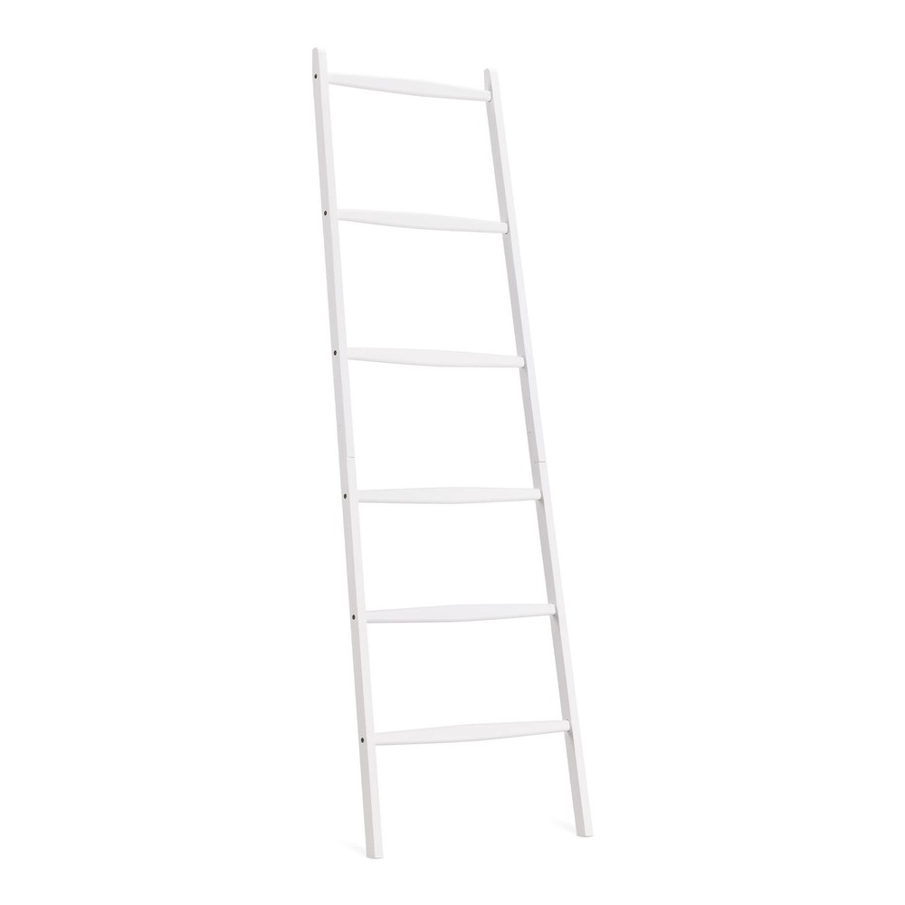 Bamboo Towel Ladder - Rack Rail Blanket, Towel, Clothes, Linen Railing Hanger...