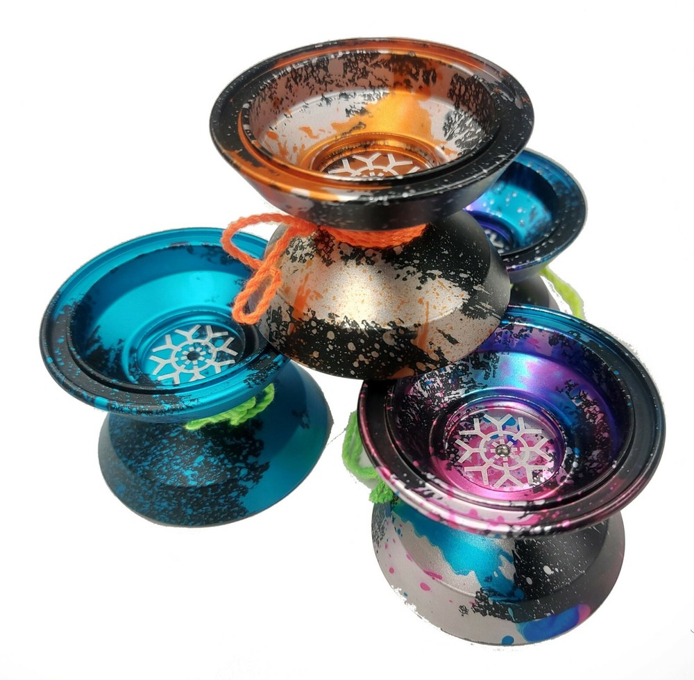 Acid Reflect Unresponsive Professional Yo-Yo Anodized Aluminum Trick Metal Yoyo-image