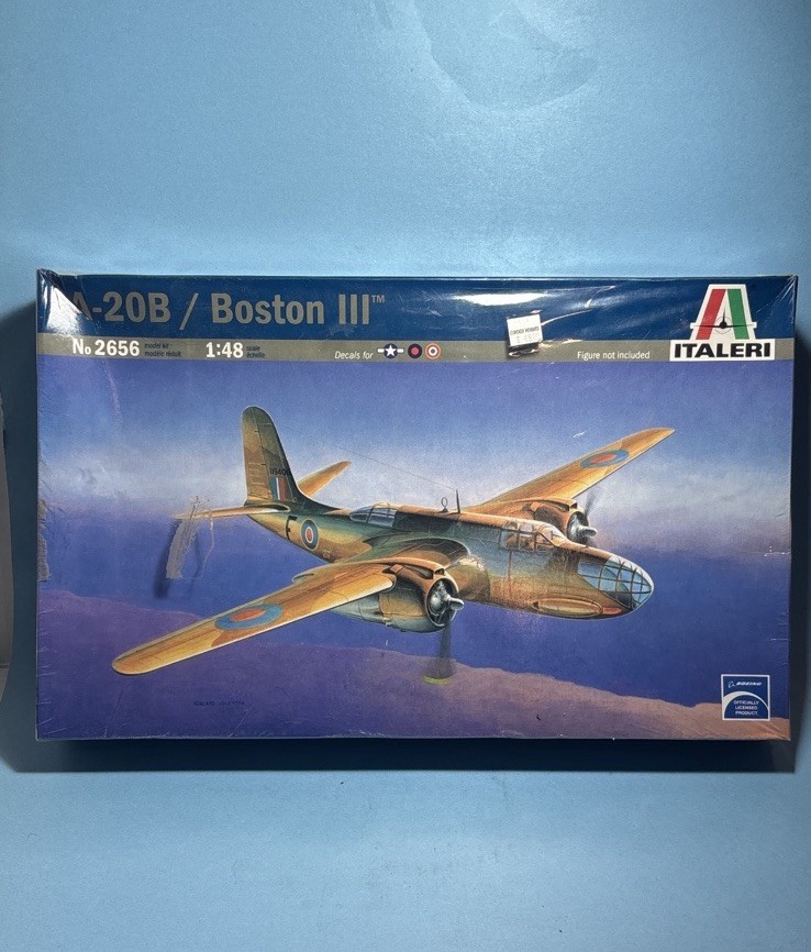 Italeri A-20B Boston III 1:48 Model Kit No 2656 Sealed Boeing Licensed