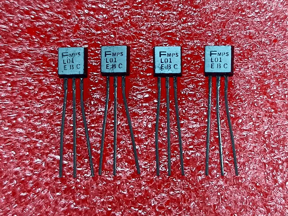 Matched quad Fairchild MPSL01 transistor Early production