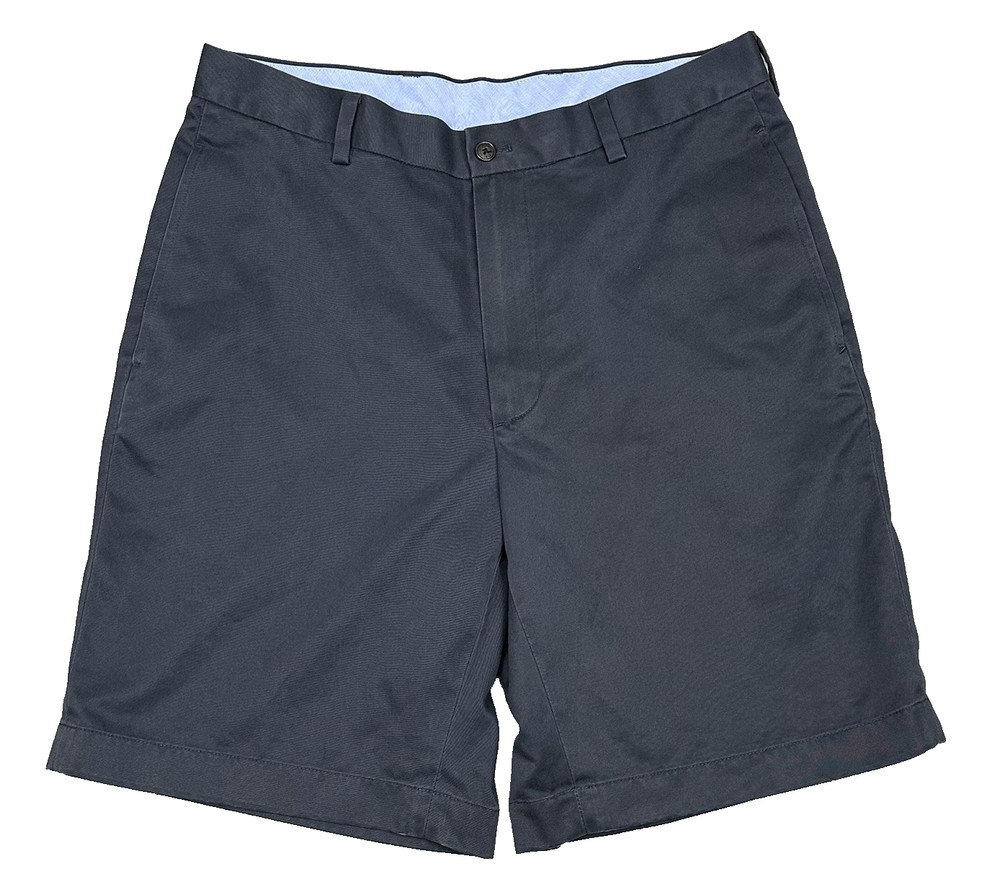 Brooks Brothers Chino Shorts Mens 33 Blue Lightweight Advantage 9