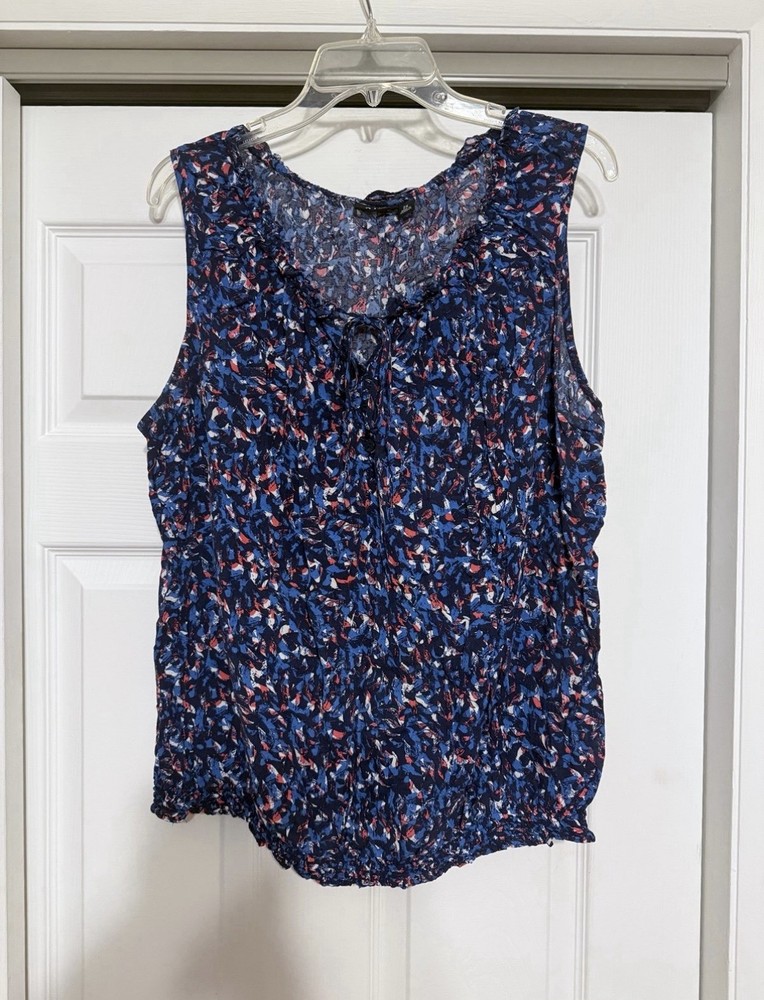 A.n.a Women’s Multicolored Sleeveless Top - Size 2X