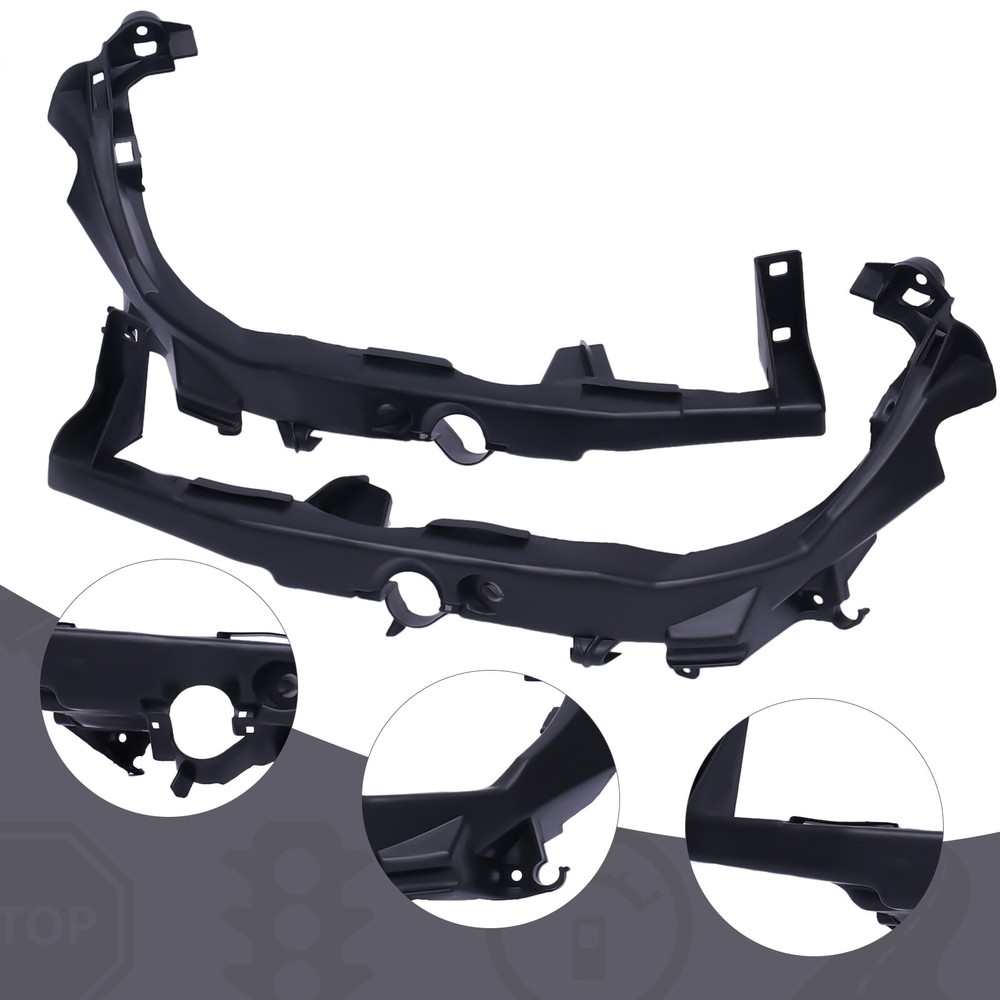 Pair Headlight Support Mounting Bracket For 2009-2012 Bmw 323i 328i Left Right