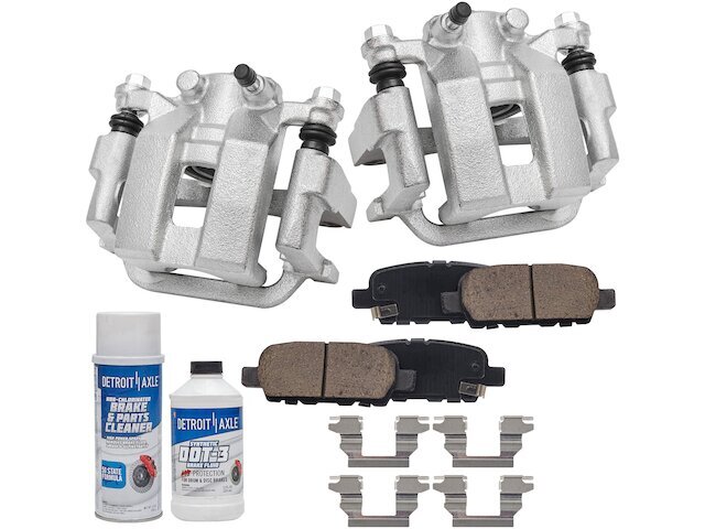 For 2006-2009 Nissan 350Z Brake Pad and Caliper Kit Rear Detroit Axle 45738VCYD