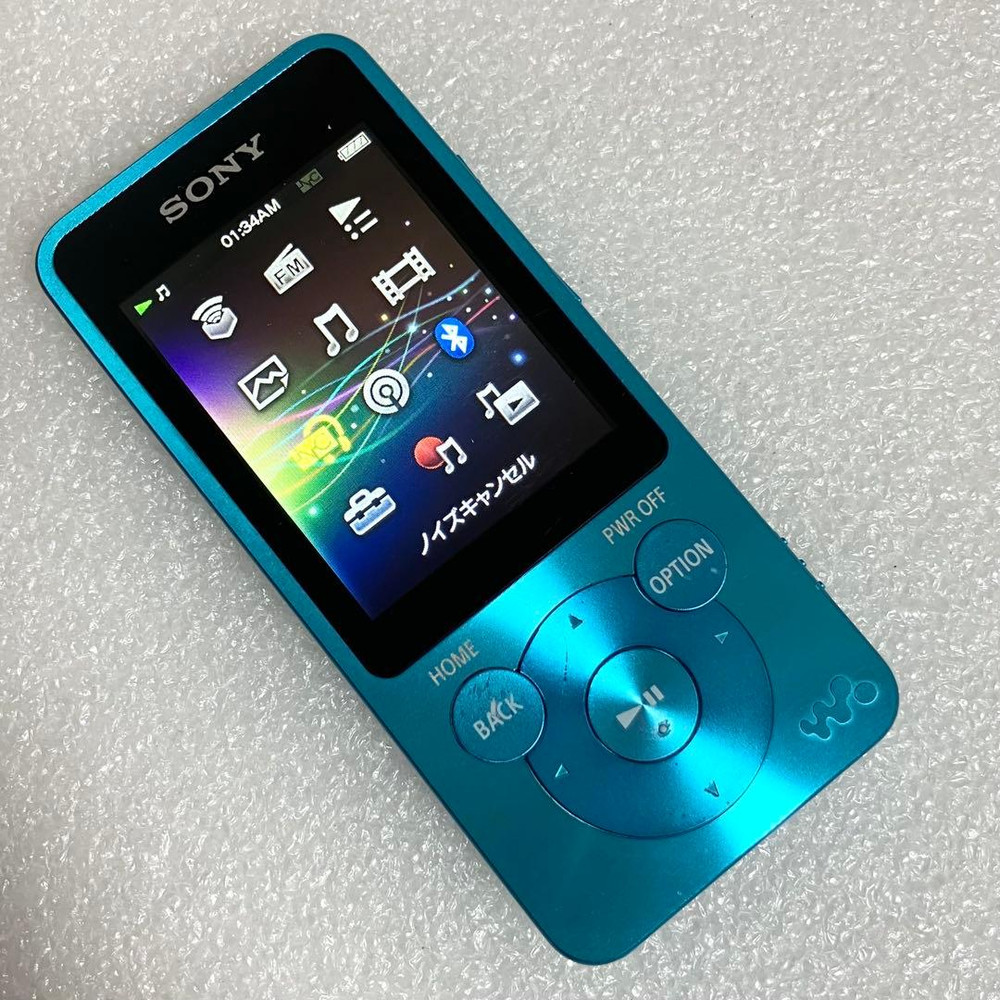 Sony Walkman NW-S14 8GB Blue MP3 Player Tested Working Japan Only Unit