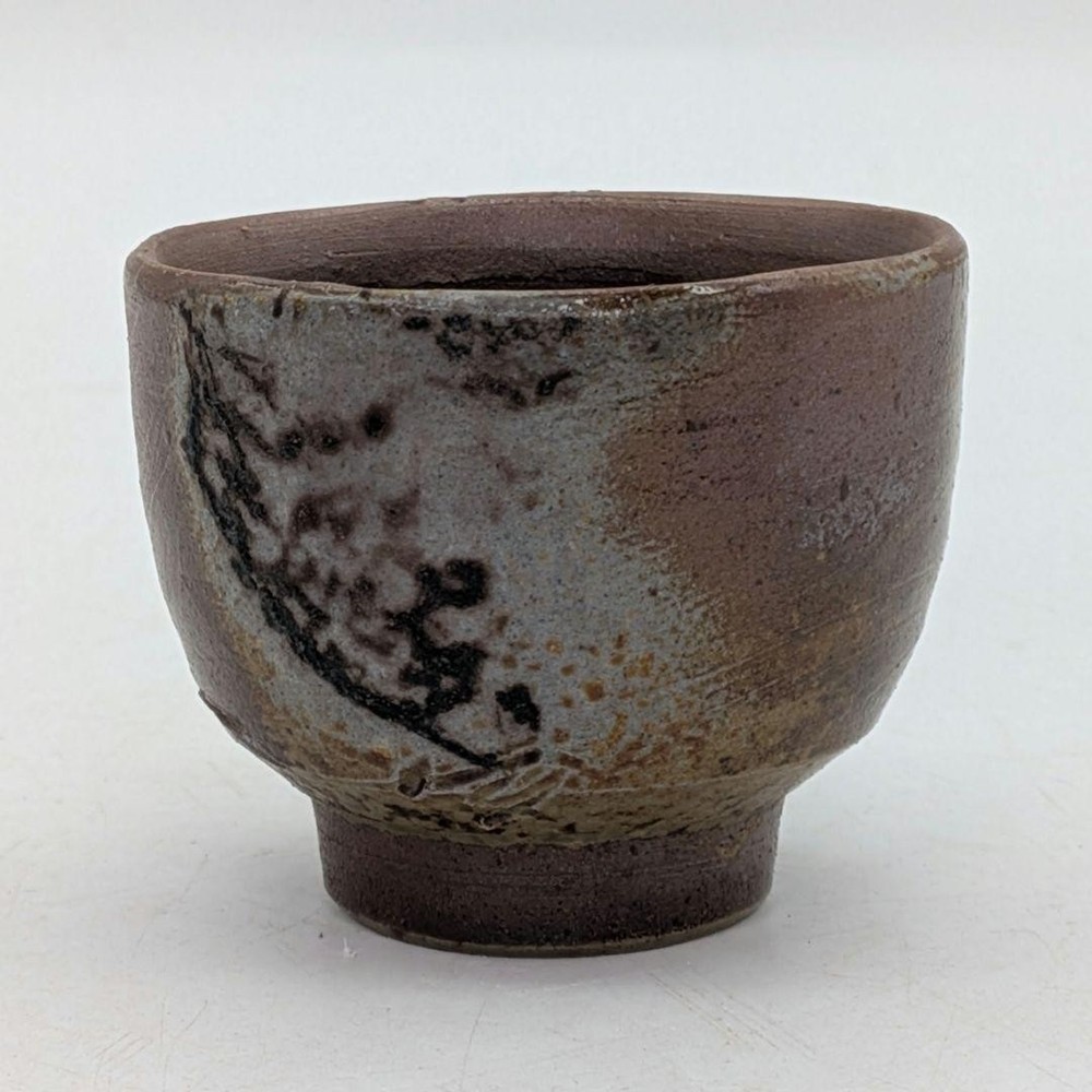 Kyutaro Okuda Bizen Ware Sake Cup Ochoko Guinomai Japanese Pottery Barware Japan