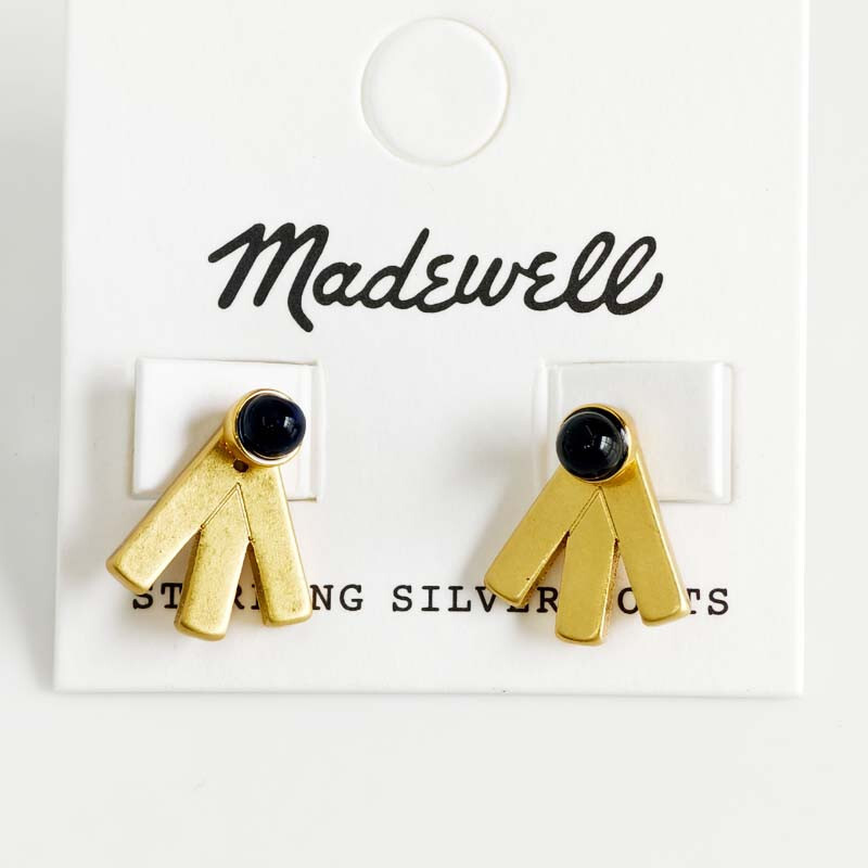 MadeWell Lampwork Stud Earrings Jackets Gift Retro Women Party Vacation Jewelry