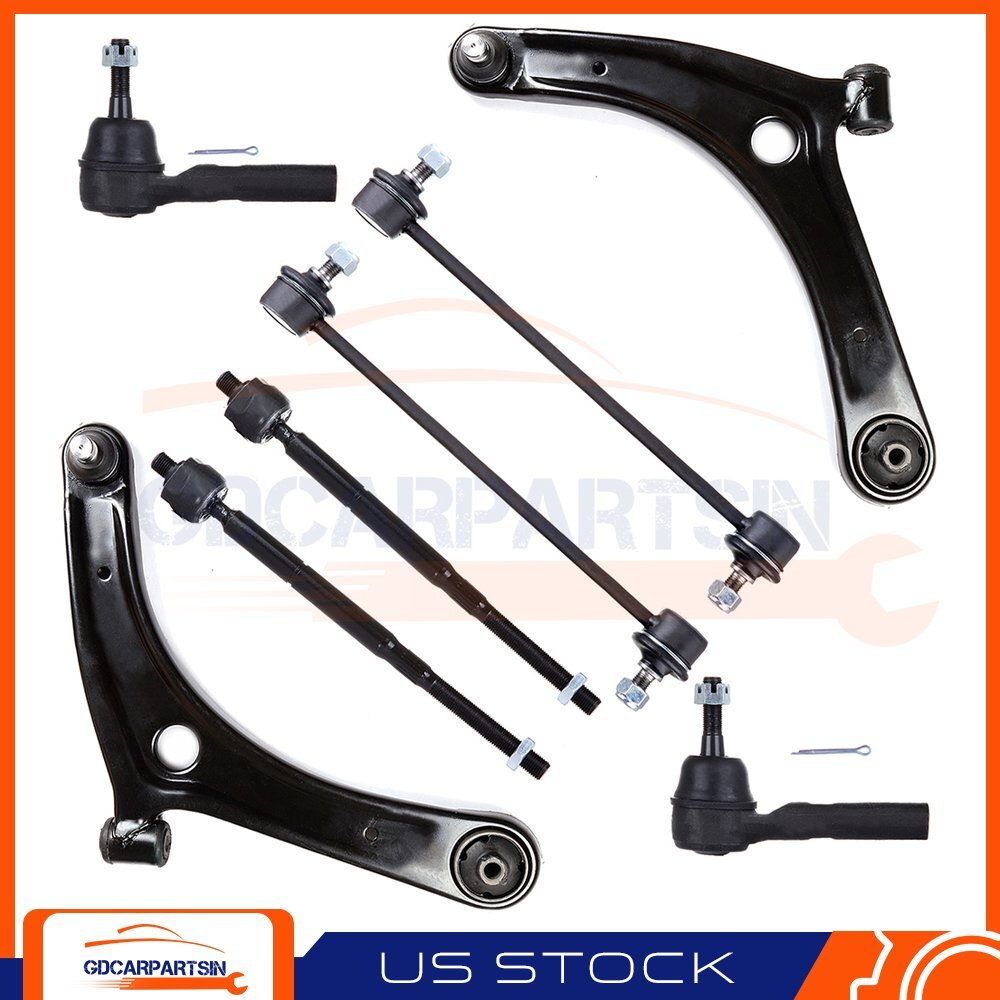 Dodge Caliber Compass Patriot 8x Suspension Kit with Control Arms Tie Rod Sway Bar
