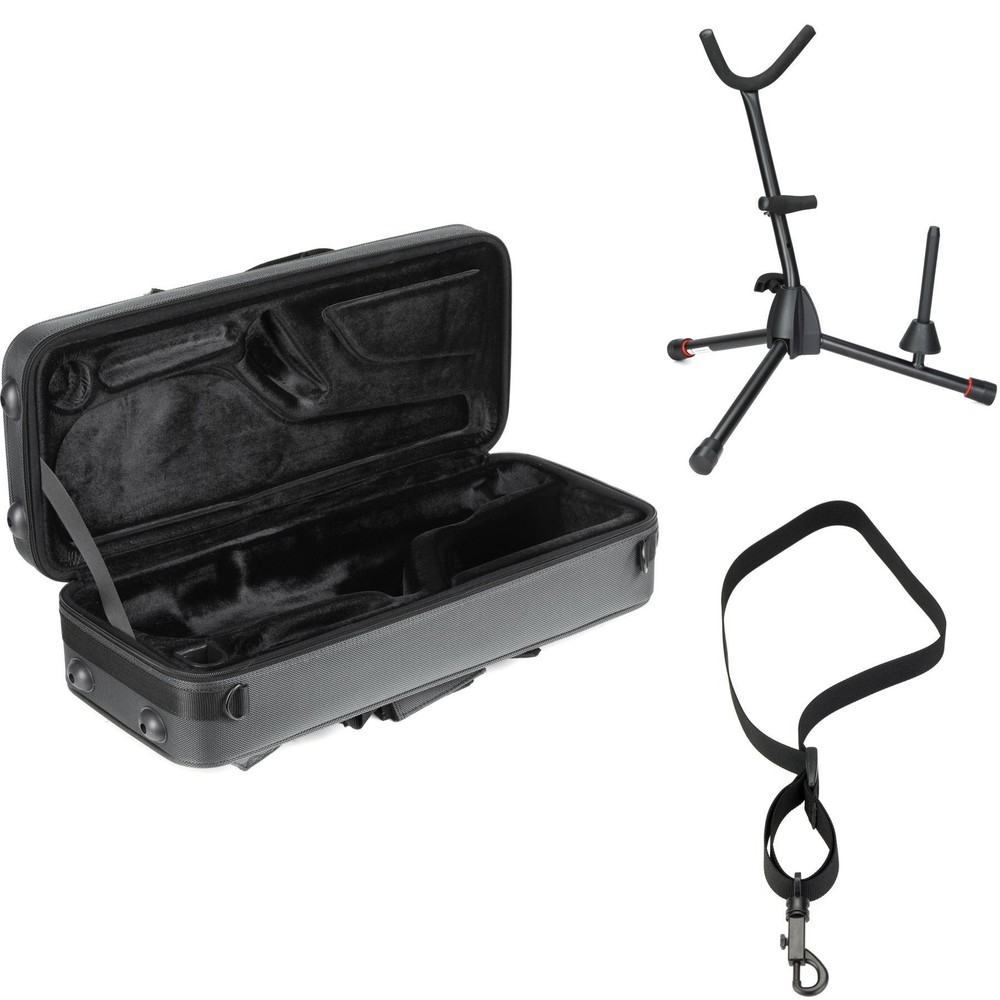 Gator Adagio Rectangular Case with Stand and Neck Strap - Alto Sax