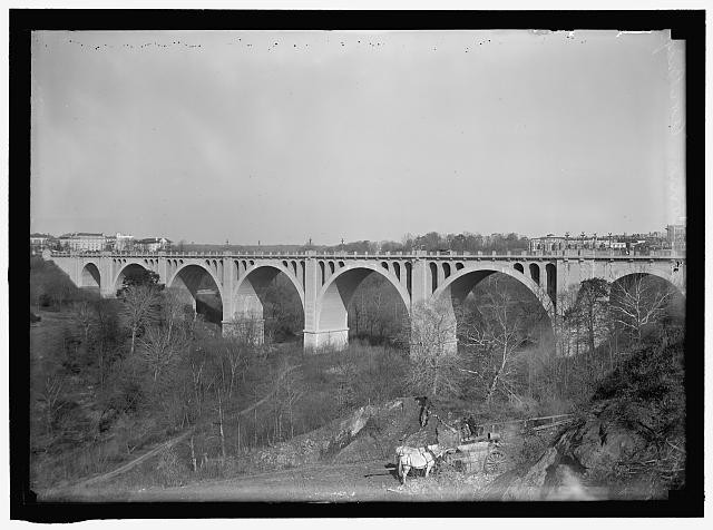 Photo:Washington DC Taft Memorial Bridge Rock Creek Park 1910s Arch Bridge