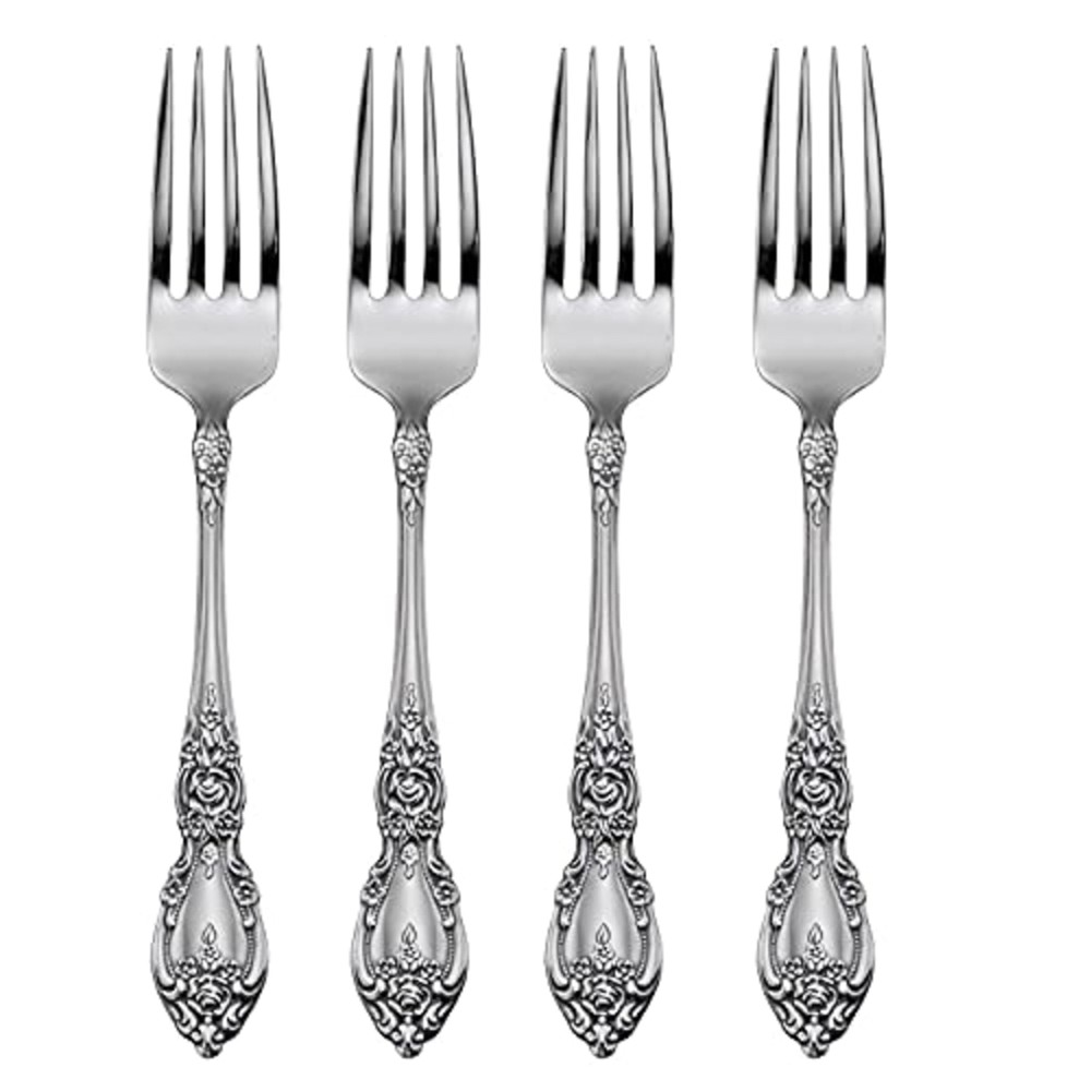 Oneida Wordsworth Set of 4 Dinner Forks Silver