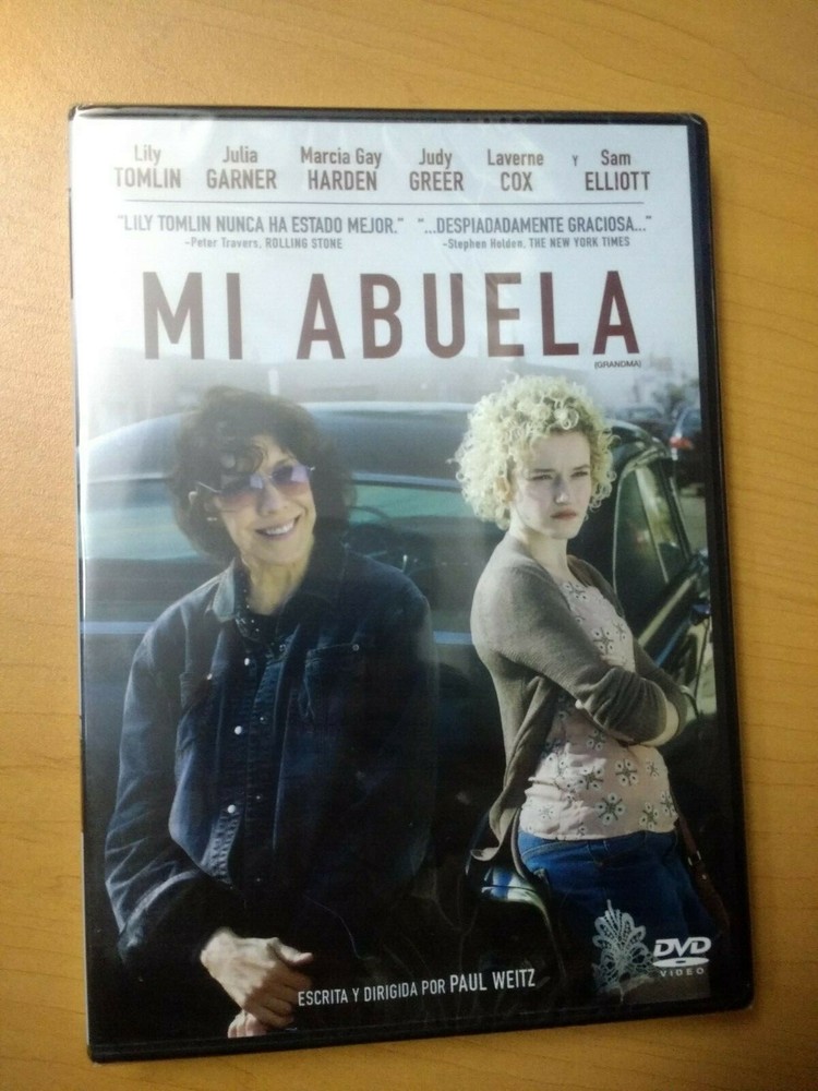 Lily Tomlin Julia Garner Marcia Gay Harden MI ABUELA GRANDMA DVD Region 1&4 New-image