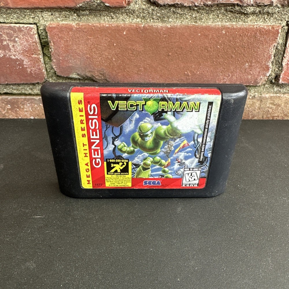 Vectorman (Sega Genesis, 1995) - Cartridge Only - Tested & Working