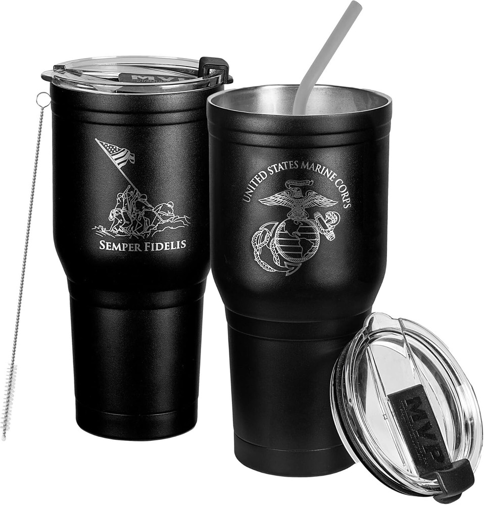 Rugged 30 oz Insulated Coffee Travel Mug - Keeps Drinks Hot or Cold for Hours