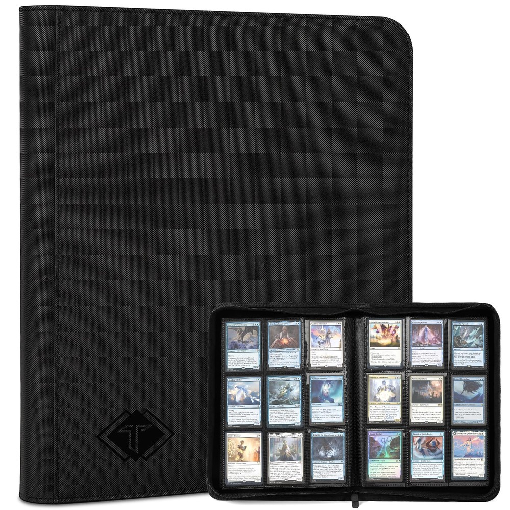 Zip MTG Card Binder with 432 Side Loading Pocket - fits TCG Baseball Football...