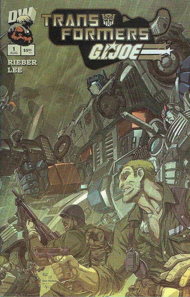Transformers GI Joe 1A VF Dreamwave Jae Lee comic combines shipping