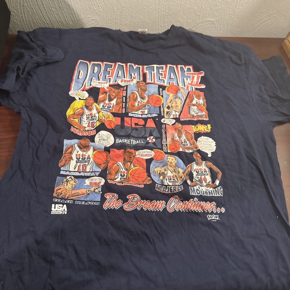 Vintage 1992 Dream Team Shirt, Vintage Dream Team Size XL