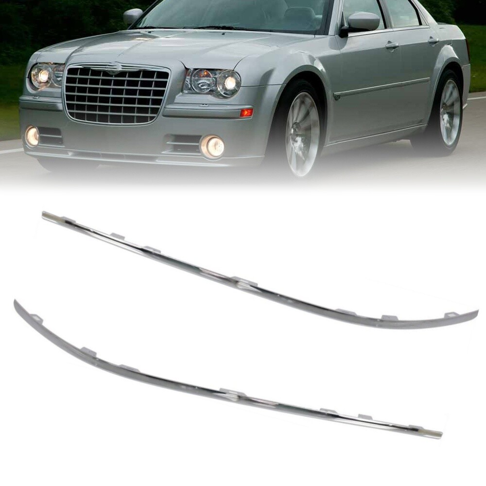 2× Rear Bumper Trim Chrome Left+Right For Chrysler 300C 2005-2011 4805986AA
