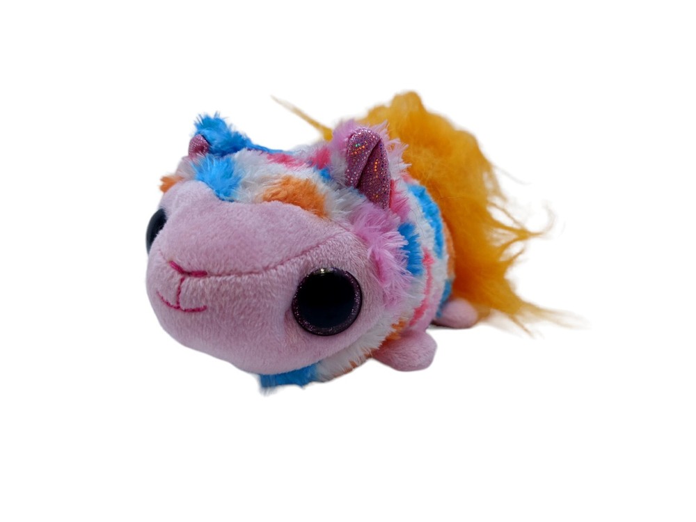 Fuzzee Tails Harry Born Multicolor Llama Plush Stuffed Animal 5 inch