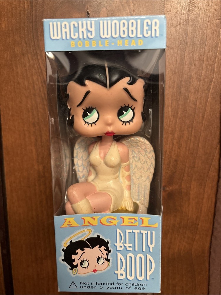 Vintage Collectible Betty Boop Bobble Head Figurine Angel