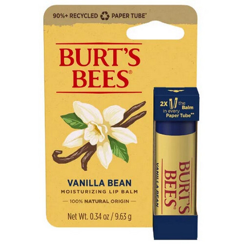 Vanilla Paper Tube Lip Balm 0.34 Oz  by Burts Bees
