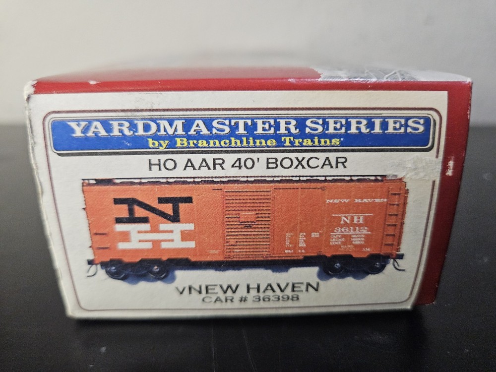 Branchline Yardmaster AAR 40' Boxcar New Haven NH #38398 Unassembled Kit