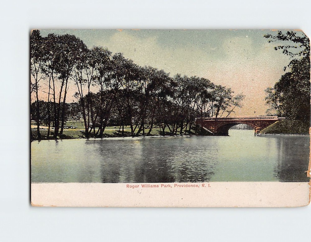 Postcard Roger Williams Park Providence Rhode Island USA