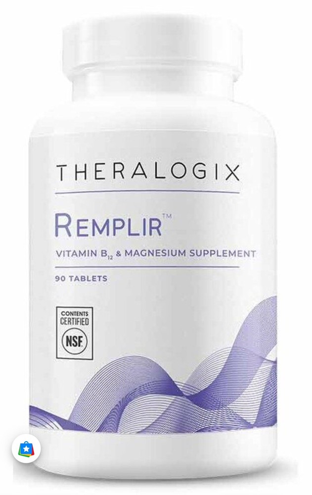 THERALOGIX REMPLIR Vitamin B12 & Magnesium Supplement 90 Tablets - EXP: 06/2026