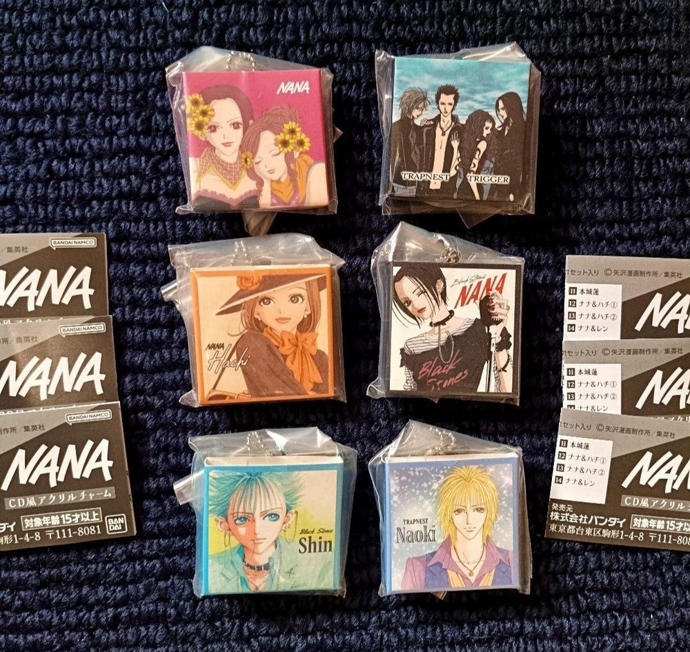 Yazawa Ai Key chain Strap set NANA  Hachi Japan