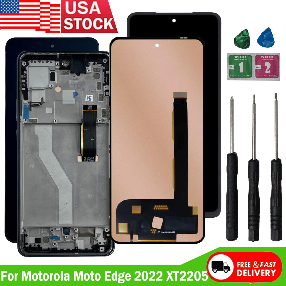 New For Moto Edge 2022 XT2205DL XT2205-1 OLED Display LCD Touch Screen Digiziter